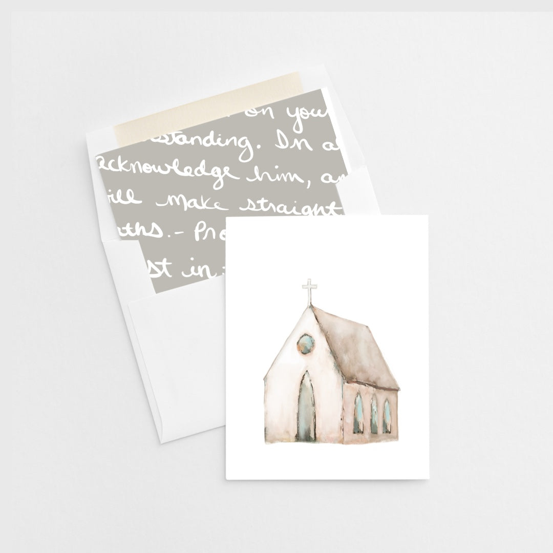 In all your ways, with all your heart Notecard