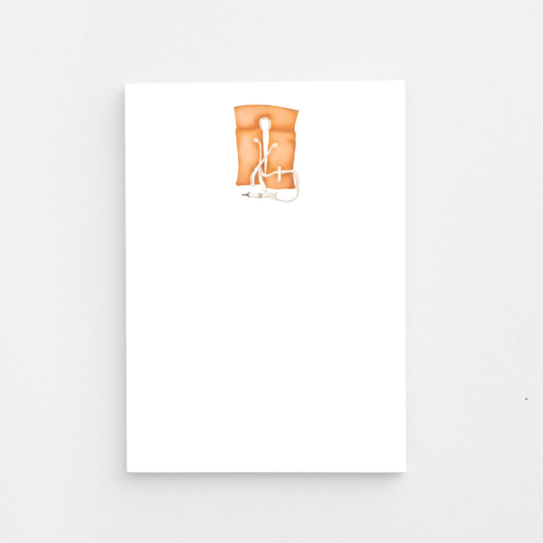 Orange is My Color Notepad (50 Pages)