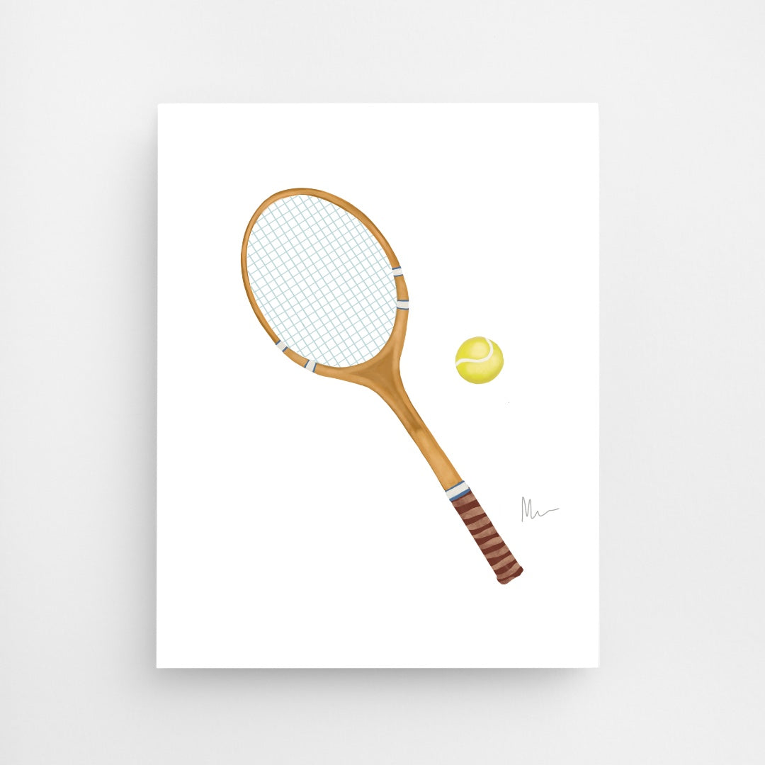 Tennis Anyone? Art Print