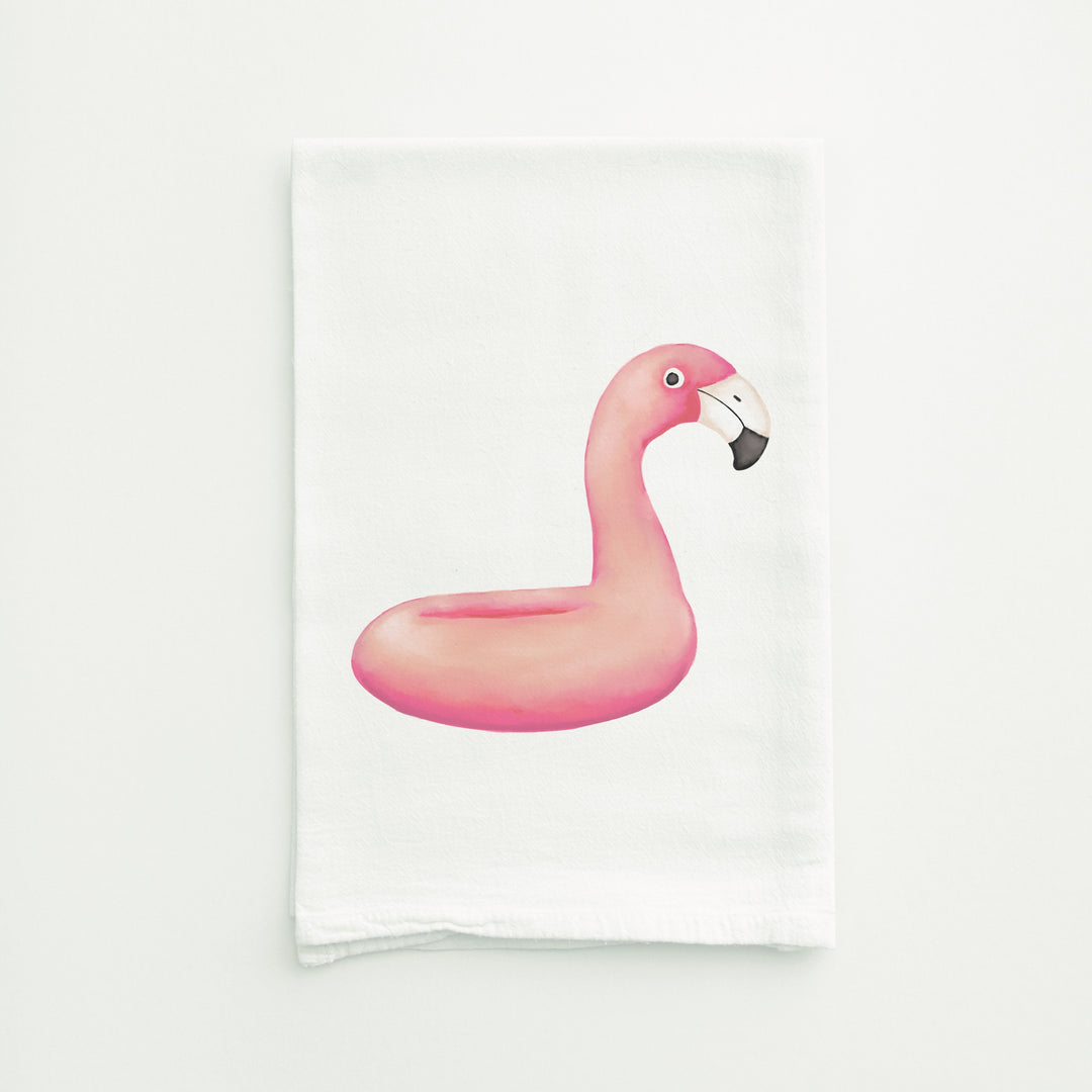 What's Pink all Over and Floats Tea Towel