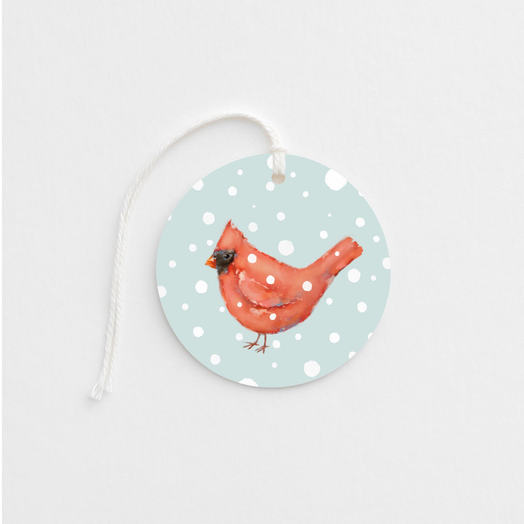 Cardinal Gift Tag