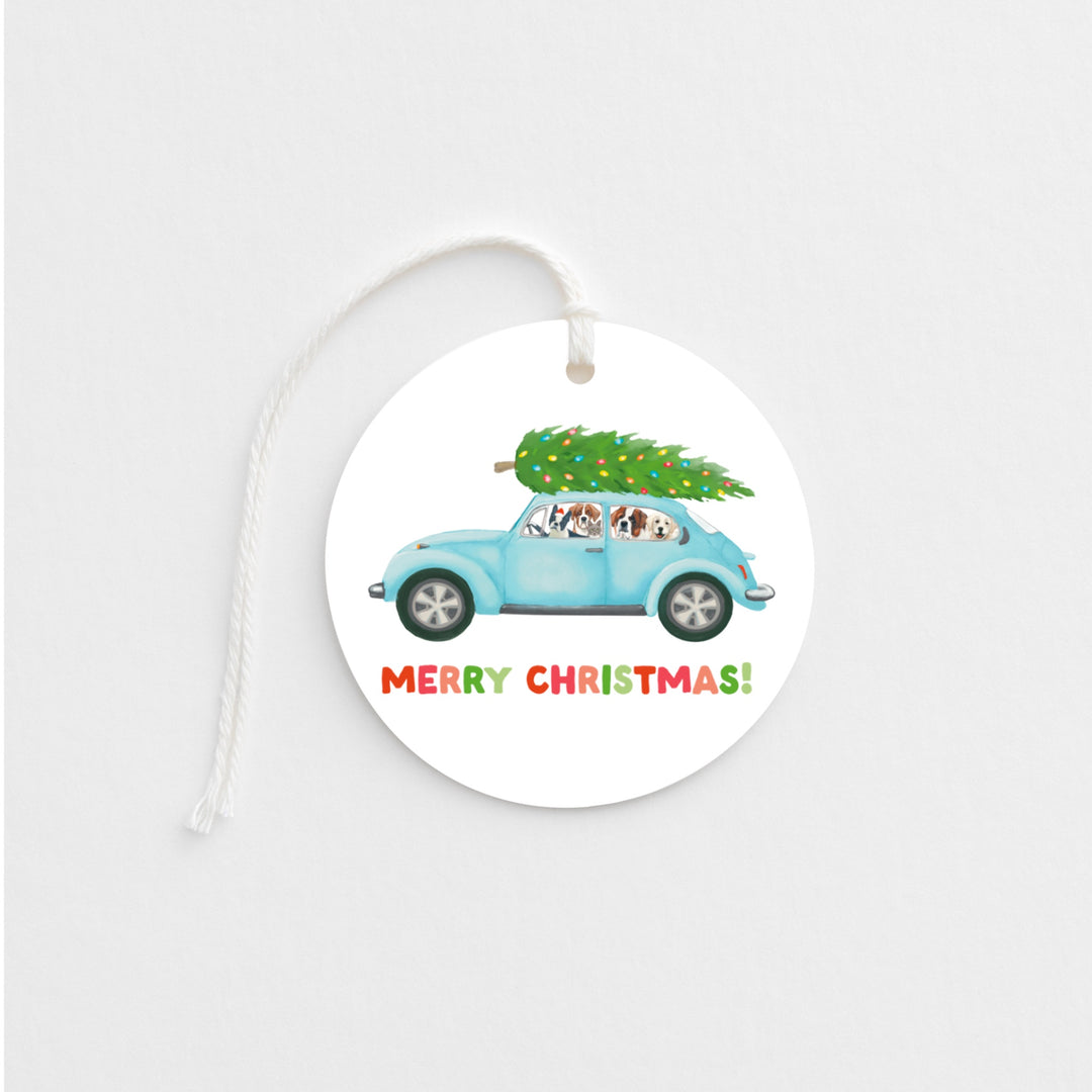 Punchbuggy Christmas Party Gift Tag