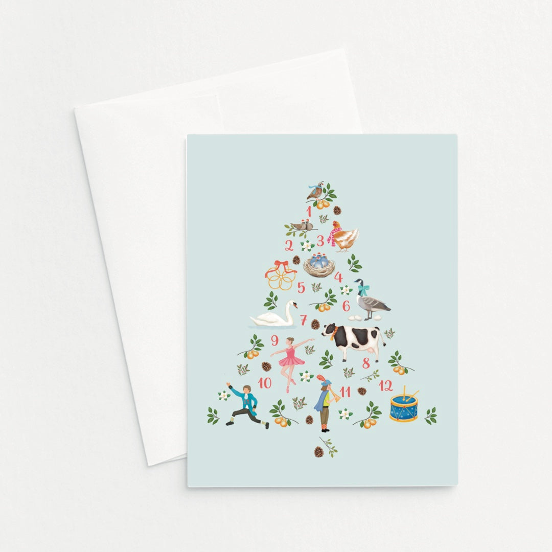 12 Days Of Christmas Notecard