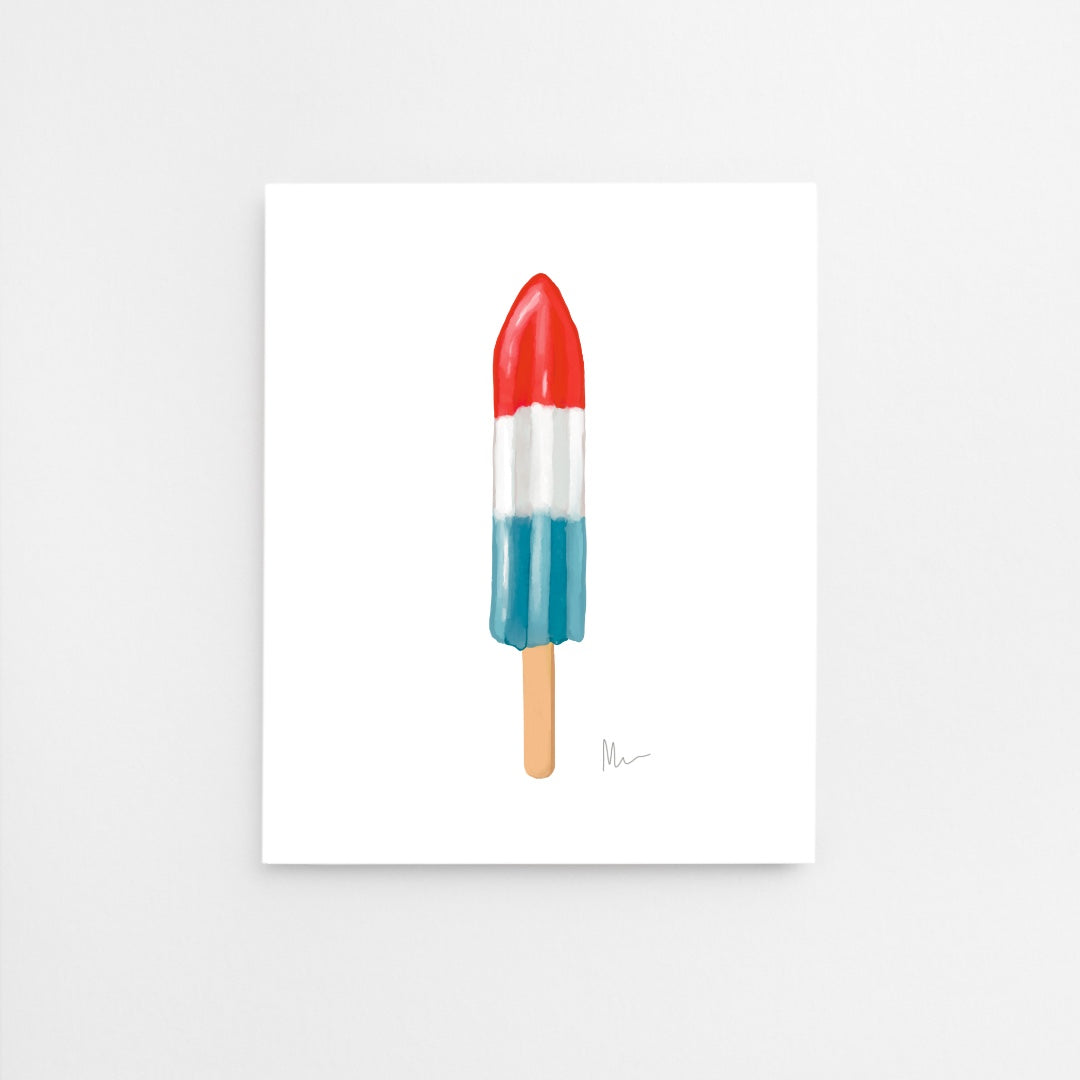 Cool As Red, White, And Blue Art Print