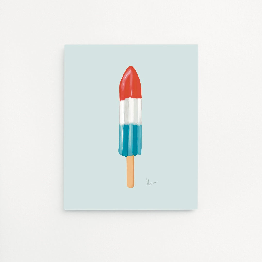Cool As Red, White, And Blue Art Print