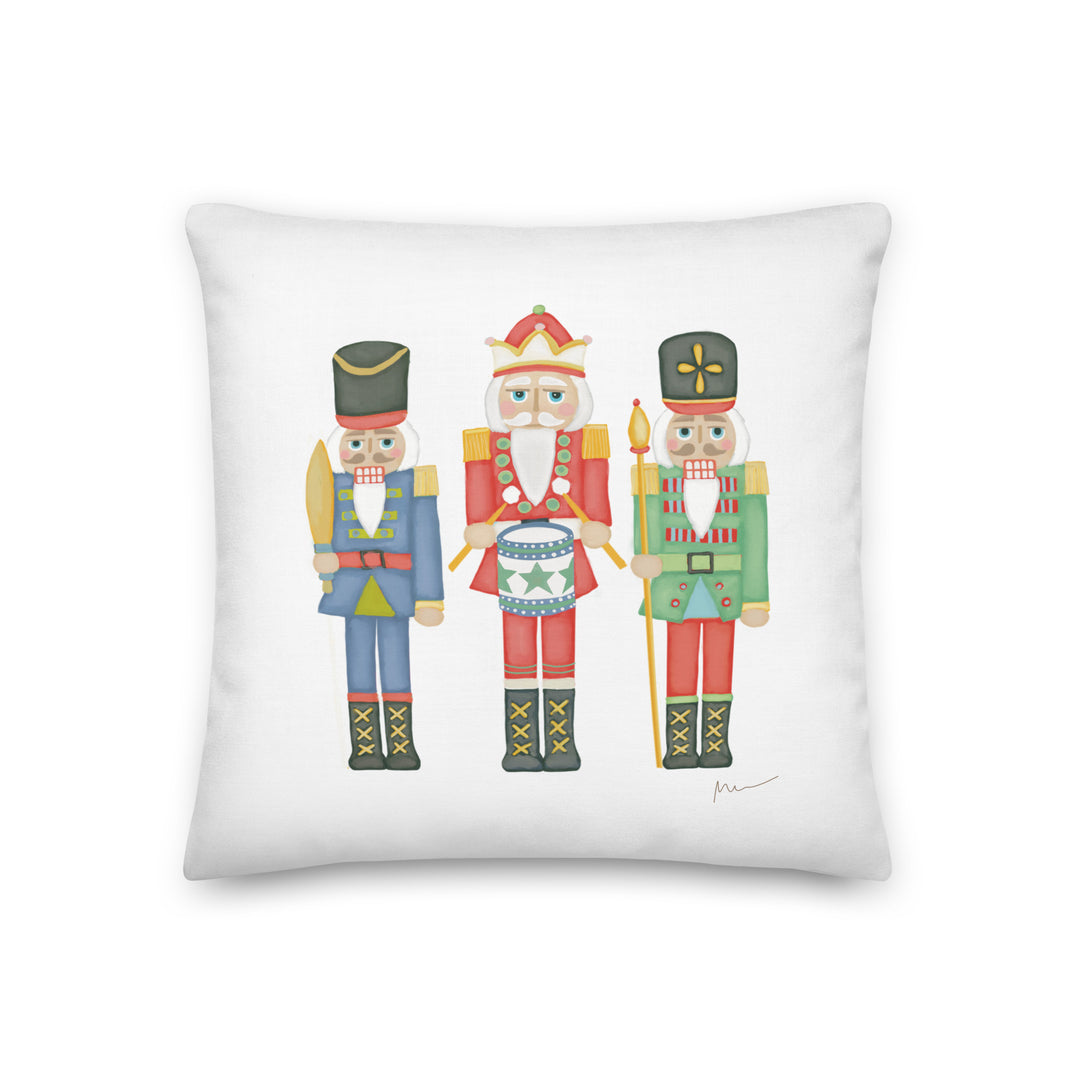 Nutcracker Christmas Pillow