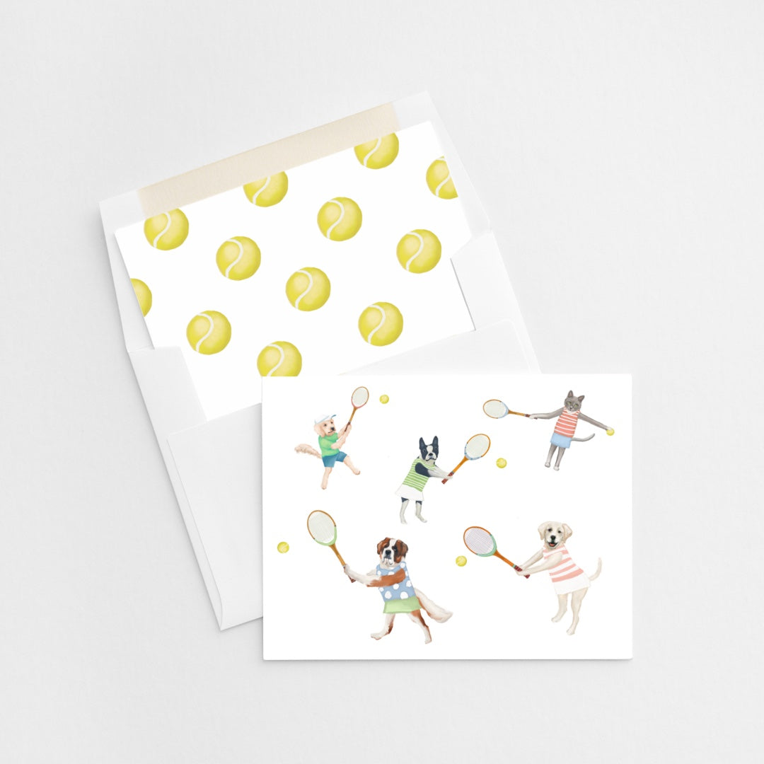 Pets at Play Notecard