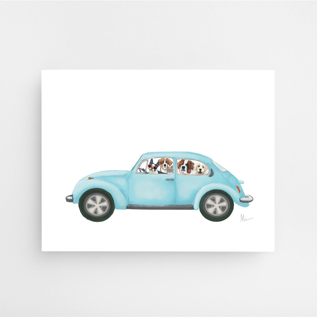 Punchbuggy Pets Art Print