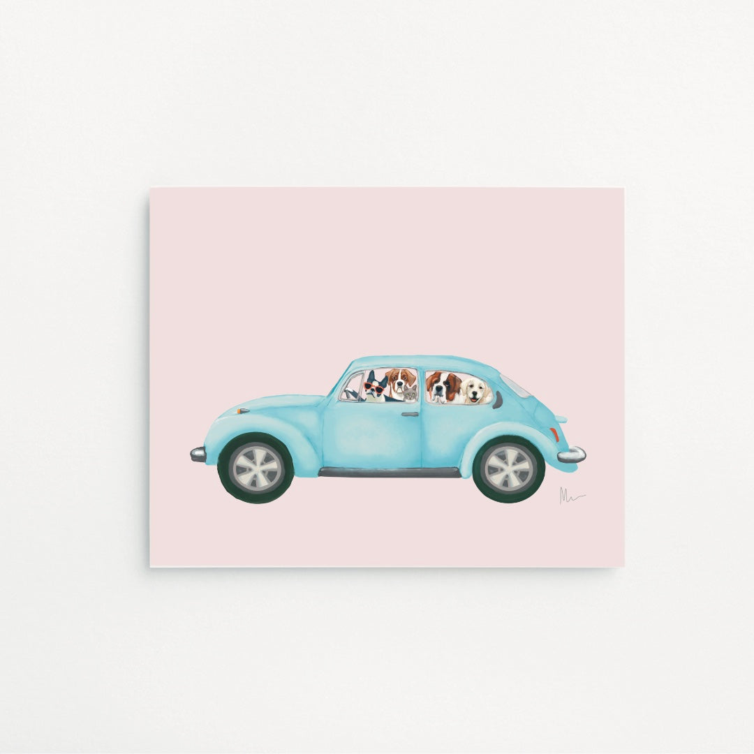 Punchbuggy Pets Art Print