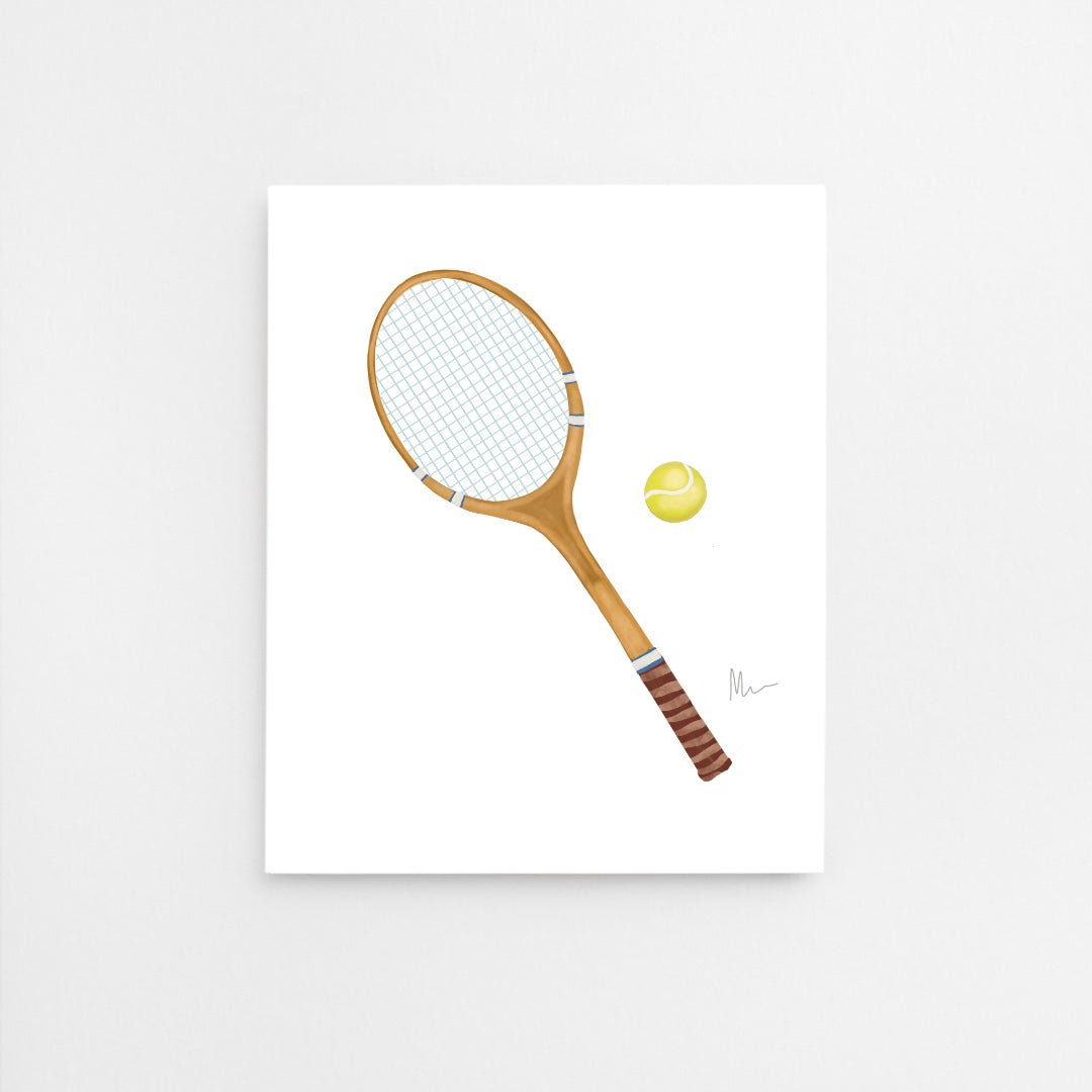 Tennis Anyone? Art Print