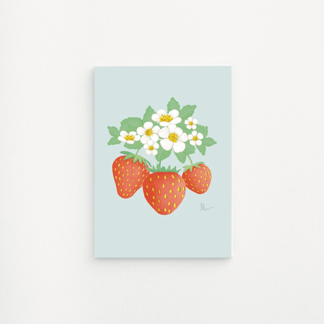 The Strawberries Picked Me Art Print