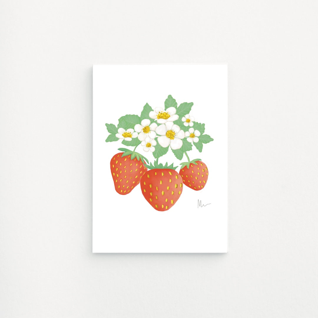 The Strawberries Picked Me Art Print